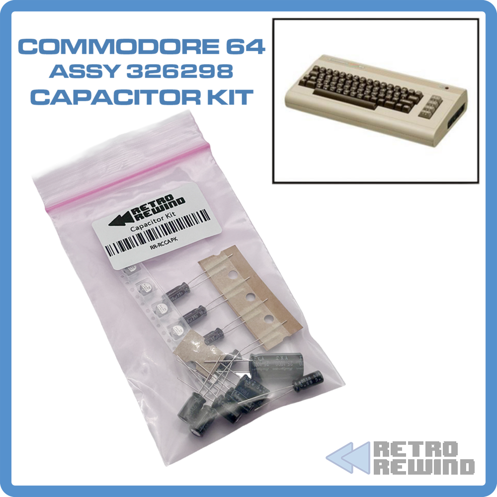 Commodore 64 Capacitor Kit For Assembly 326298